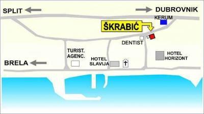 شقة Kuca Skrabic Baška Voda المظهر الخارجي الصورة